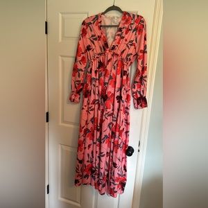 Beautiful full length floral boho dress